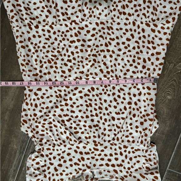 Black and Brown Sleeveless Crew Neck Mini Sundress - Picture 8 of 9